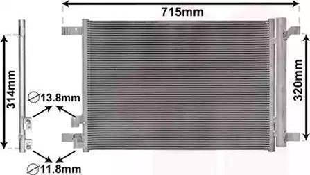 KOYORAD CD450921 - Condenser, air conditioning autospares.lv