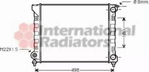 TEMPEST TP.15.65.1811 - Radiator, engine cooling autospares.lv