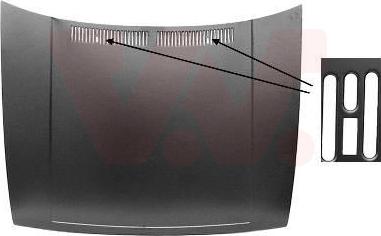 Van Wezel 5812660 - Bonnet, hood autospares.lv