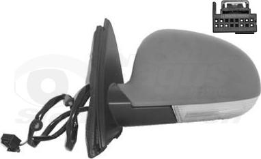 Van Wezel 5886807 - Outside Mirror autospares.lv