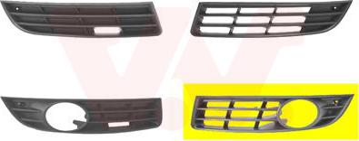 Van Wezel 5839593 - Ventilation Grille, bumper autospares.lv