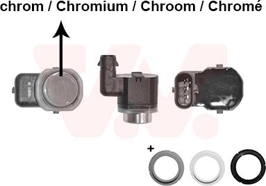 Van Wezel 5839880V - Sensor, parking assist autospares.lv