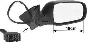 Van Wezel 5836818 - Outside Mirror autospares.lv