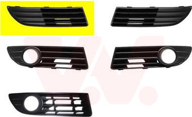 Van Wezel 5828592 - Ventilation Grille, bumper autospares.lv