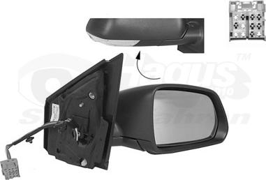 Van Wezel 5828808 - Outside Mirror autospares.lv