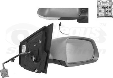 Van Wezel 5828818 - Outside Mirror autospares.lv