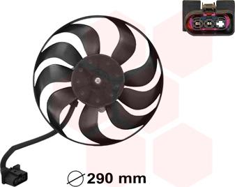Van Wezel 5827744 - Fan, radiator autospares.lv
