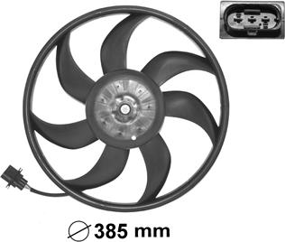 Van Wezel 5827745 - Fan, radiator autospares.lv