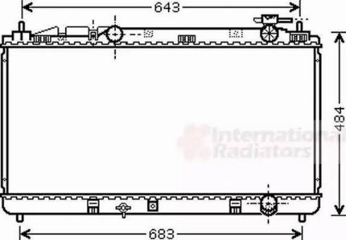 KOYORAD PL012524R - Radiator, engine cooling autospares.lv