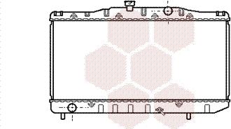 Van Wezel 53002061 - Radiator, engine cooling autospares.lv