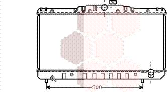 Van Wezel 53002029 - Radiator, engine cooling autospares.lv