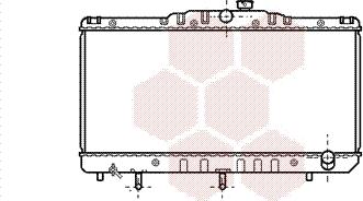 Van Wezel 53002103 - Radiator, engine cooling autospares.lv