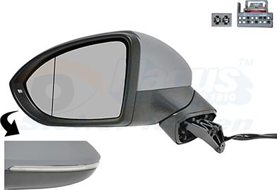 Van Wezel 5769807 - Outside Mirror autospares.lv