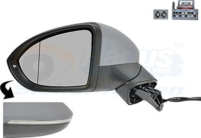 Van Wezel 5769817 - Outside Mirror autospares.lv