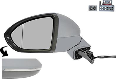 Van Wezel 5769823 - Outside Mirror autospares.lv