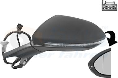 Van Wezel 5766805 - Outside Mirror autospares.lv