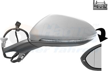 Van Wezel 5766815 - Outside Mirror autospares.lv