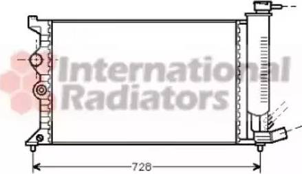 Van Wezel 09002068 - Radiator, engine cooling autospares.lv