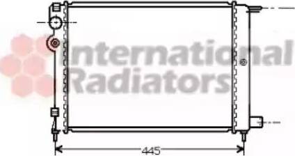 Van Wezel 09002080 - Radiator, engine cooling autospares.lv