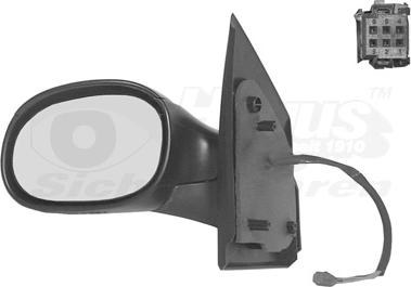 Van Wezel 0917805 - Outside Mirror autospares.lv