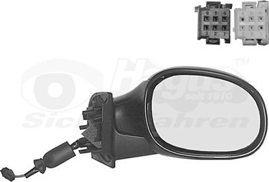 Van Wezel 0925816 - Outside Mirror autospares.lv