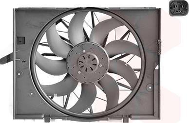 Van Wezel 0655747 - Fan, radiator autospares.lv