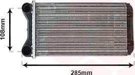Van Wezel 03006223 - Heat Exchanger, interior heating autospares.lv