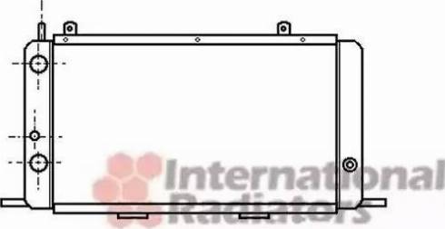 Van Wezel 03002018 - Radiator, engine cooling autospares.lv