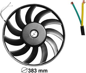 Van Wezel 0318747 - Fan, radiator autospares.lv