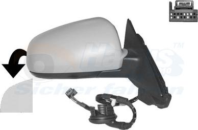 Van Wezel 0332820 - Outside Mirror autospares.lv