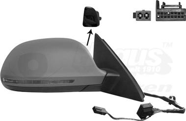 Van Wezel 0370818 - Outside Mirror autospares.lv