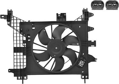 Van Wezel 1555748 - Fan, radiator autospares.lv