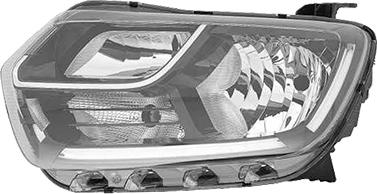 Van Wezel 1557961 - Headlight autospares.lv