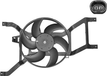 Van Wezel 1514748 - Fan, radiator autospares.lv