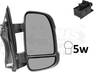 Van Wezel 1651808 - Outside Mirror autospares.lv