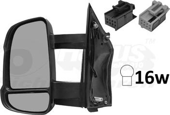 Van Wezel 1651815 - Outside Mirror autospares.lv