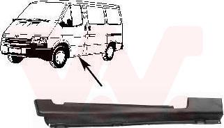 Van Wezel 1896103 - Foot Board, door sill autospares.lv