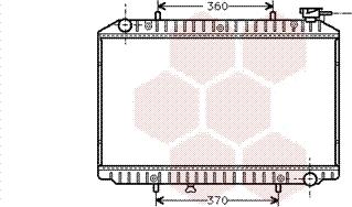 Van Wezel 13002149 - Radiator, engine cooling autospares.lv