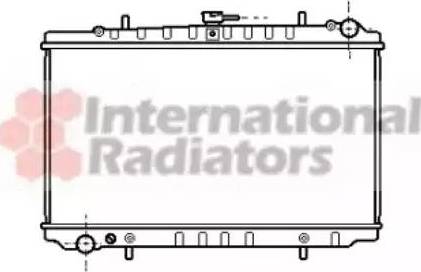 Van Wezel 13002144 - Radiator, engine cooling autospares.lv