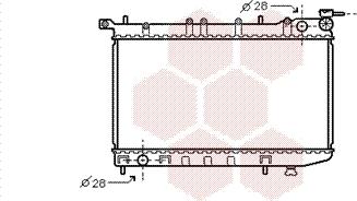 Van Wezel 13002123 - Radiator, engine cooling autospares.lv