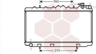 Van Wezel 13002122 - Radiator, engine cooling autospares.lv