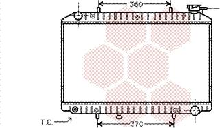 Van Wezel 13002171 - Radiator, engine cooling autospares.lv