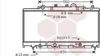 Van Wezel 17002149 - Radiator, engine cooling autospares.lv