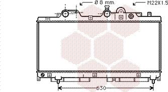 Van Wezel 17002147 - Radiator, engine cooling autospares.lv