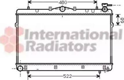 Koreastar KRDH-006 - Radiator, engine cooling autospares.lv