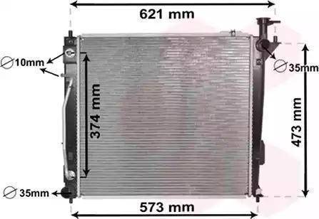 KOYORAD PL812851 - Radiator, engine cooling autospares.lv