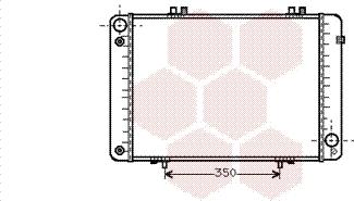 Van Wezel 30002099 - Radiator, engine cooling autospares.lv