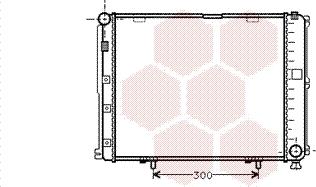 Van Wezel 30002035 - Radiator, engine cooling autospares.lv