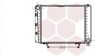 Van Wezel 30002079 - Radiator, engine cooling autospares.lv