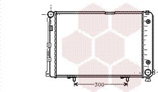 Van Wezel 30002110 - Radiator, engine cooling autospares.lv